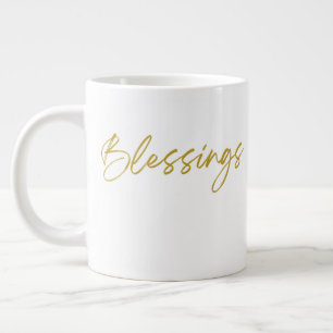 Caneca De Café Grande Blessings Jumbo 20oz Mug