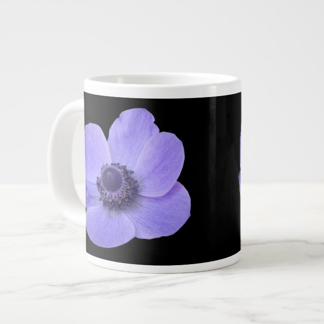 Caneca De Café Grande Blue Anemone Mug (Frente Esquerda)