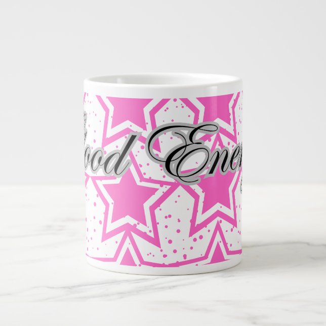 Caneca De Café Grande Boa energia (Frente)