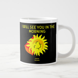 Caneca De Café Grande Boa Noite Sun Jumbo Mug