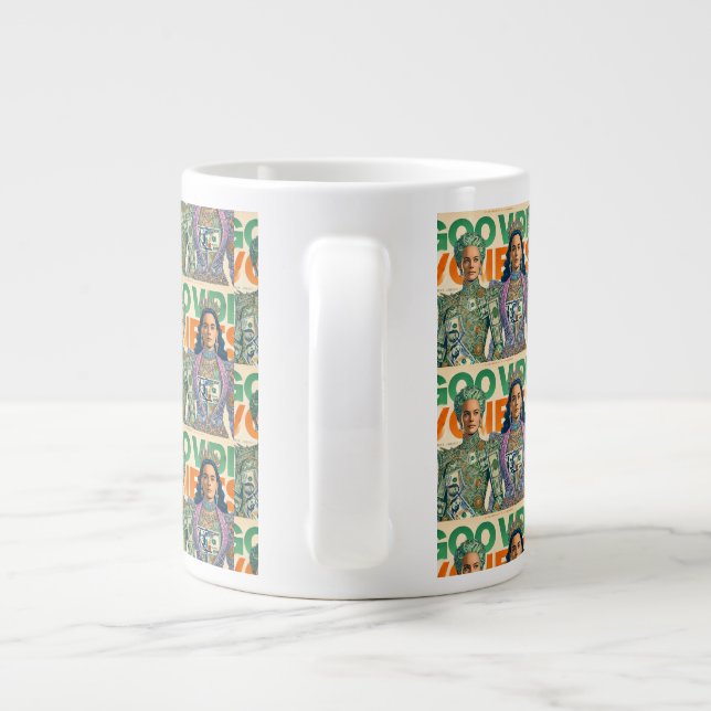 Caneca De Café Grande boas vibrações (Traseira)