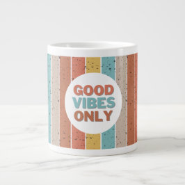 Caneca De Café Grande Boas vibrações, apenas Specialty Mug