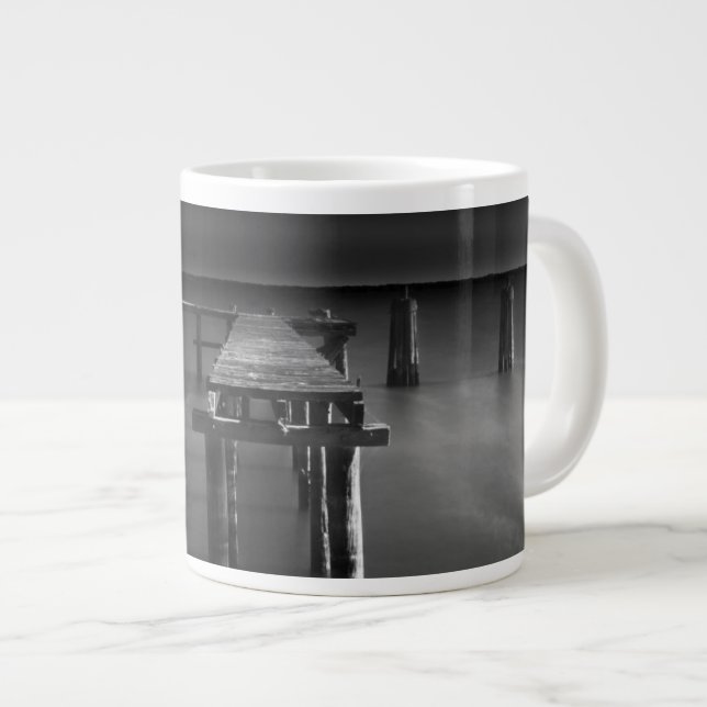 Caneca De Café Grande Boca Abandonada No Lago Monroe (Frente Esquerda)
