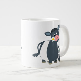 Caneca De Café Grande Boca-branca abaixo de vaca e bezerro
