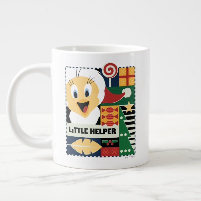 Caneca De Café Grande BOLETIM™ TWEETY™ - Pequeno Auxiliar (Esquerda)