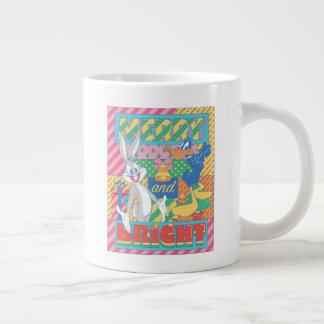 Caneca De Café Grande BOLSAS DE CARRO™ | Feliz e Natal Brilhante