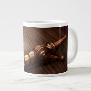 Caneca De Café Grande  Bombeiro - É educado apontar