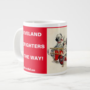 Caneca De Café Grande Bombeiros Cleveland No Caminho