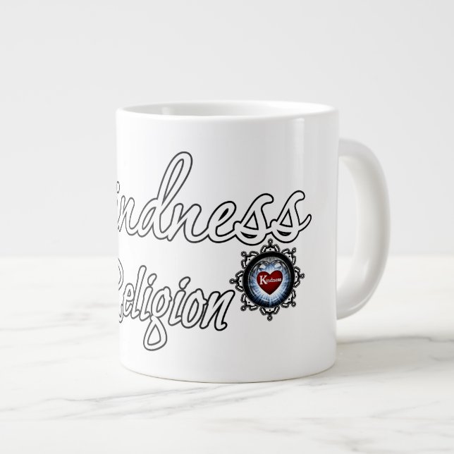 Caneca De Café Grande Bondade É Minha Religião (Frente Esquerda)