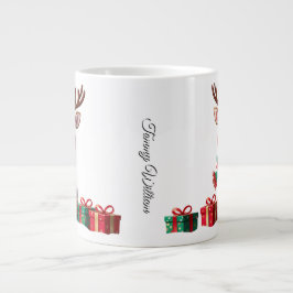 Caneca De Café Grande Bonita Tendência Moderna Humor Engraçado Natal
