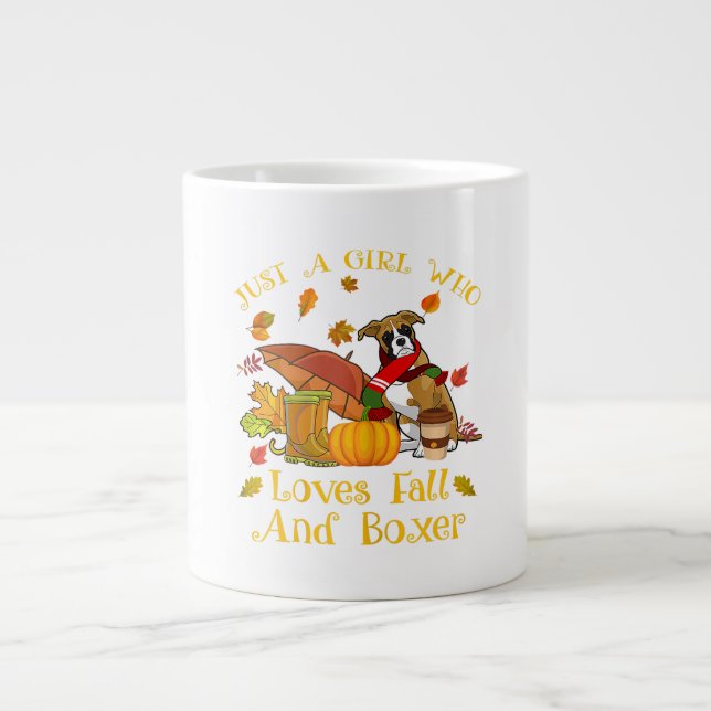 Caneca De Café Grande Bonito Boxer Em Gpresente De Sobrinho De Animais Q (Frente)