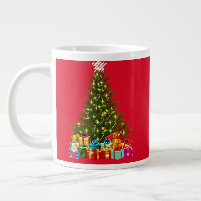 Caneca De Café Grande Bonito presente de Natal (Esquerda)