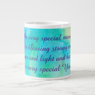 Caneca De Café Grande Bonito Seja Bem Poema