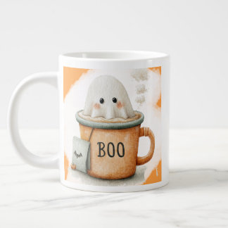 Caneca De Café Grande Boo Ghost Halloween Coffee Specialty Mug