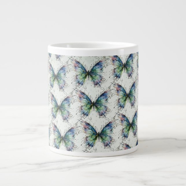 Caneca De Café Grande Borboleta (Frente)
