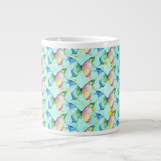 Caneca De Café Grande Borboleta (Frente)