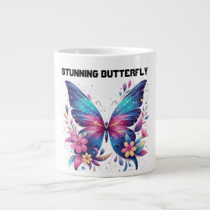 Caneca De Café Grande borboleta atordoante