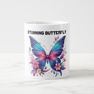 Caneca De Café Grande borboleta atordoante
