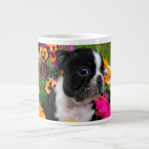 Caneca De Café Grande Boston terrier
