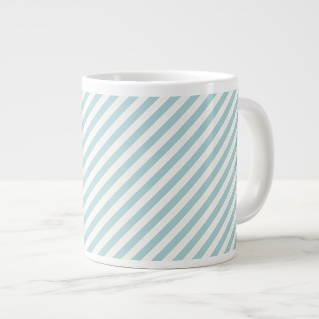 Caneca De Café Grande Boutique Stripes - Jumbo Cup de 20oz / Mug (Frente Esquerda)