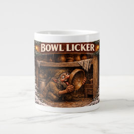 Caneca De Café Grande Bowl Licker Icelandic Yule Lad