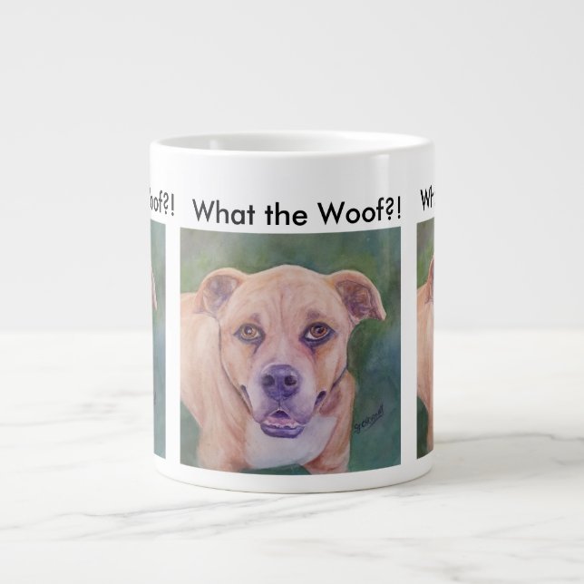 Caneca De Café Grande Boxer Bull Terrier (Frente)