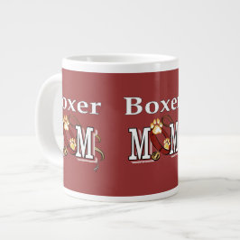 Caneca De Café Grande Boxer Dog MOM