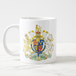 Caneca De Café Grande Brasão de Armas Britânico 