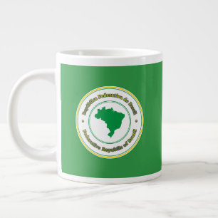 Caneca De Café Grande Brasil