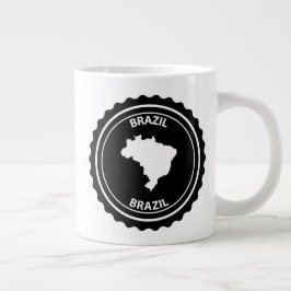 Caneca De Café Grande Brasil