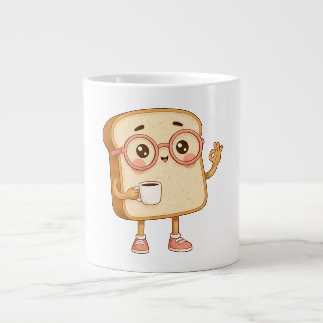 Caneca De Café Grande Bread Tony – Coffee Break (Frente)