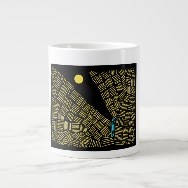 Caneca De Café Grande Brilhe sua luz (Frente)
