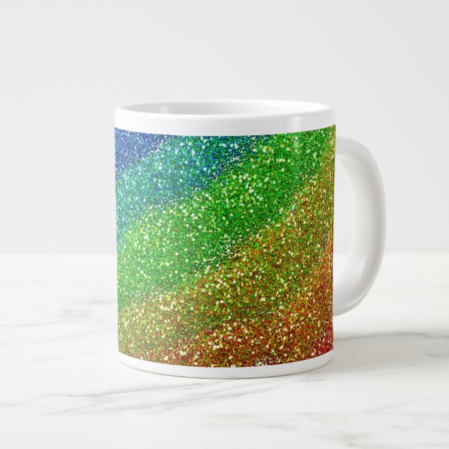 Caneca De Café Grande Brilho Arco (Frente Esquerda)