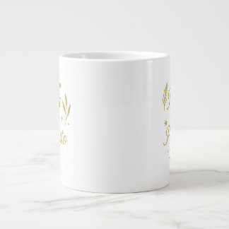 Caneca De Café Grande Brilla con Propósito ✨ | Luxury Gold Design