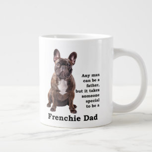 Caneca De Café Grande Brindle French Bulldog Pai