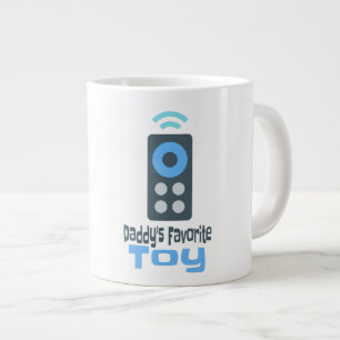 Caneca De Café Grande Brinquedo favorito do Pai - Jumbo Mug