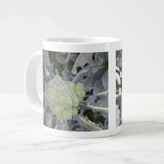 Caneca De Café Grande Broccoli (Frente Esquerda)