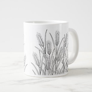 Caneca De Café Grande Broomsedge - Andropogon virginicus - Plantas Nativ