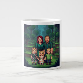 Caneca De Café Grande Brown Family Coffee Mug