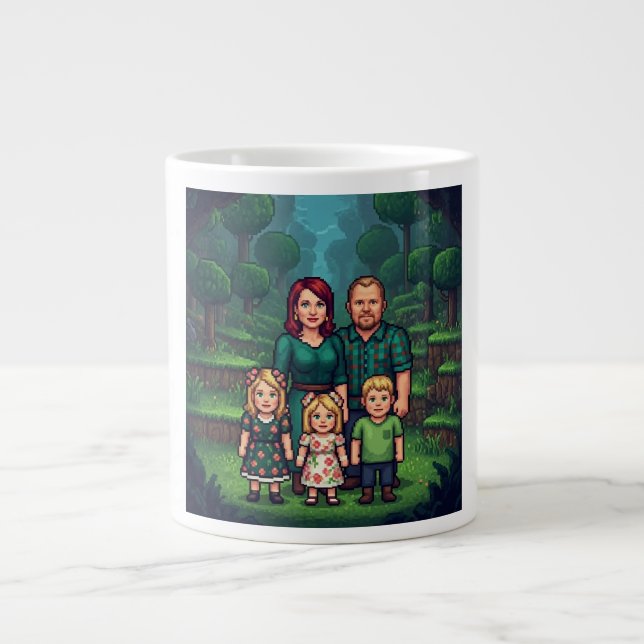 Caneca De Café Grande Brown Family Coffee Mug  (Frente)