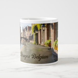 Caneca De Café Grande Bruges Belgium Sketch Medieval