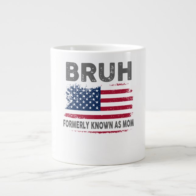 Caneca De Café Grande bruxa conhecida como mãezinha engraçada mãezinha (Frente)