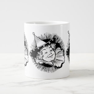 Caneca De Café Grande Bruxo Vintage de Oz, Retrato de Mulher Munchkin
