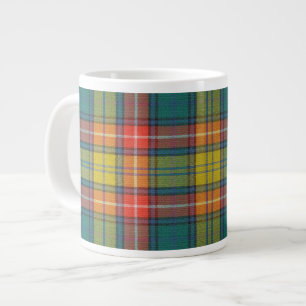 Caneca De Café Grande Buchanan Ancient Tartan Pattern