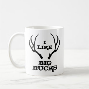 Caneca De Café Grande Buck Caça Divertida