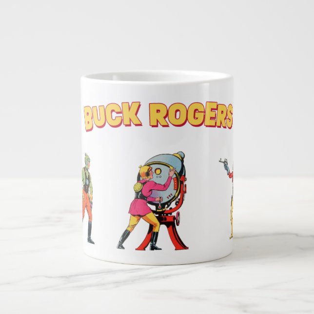 Caneca De Café Grande Buck Rogers anos 1930 (Frente)