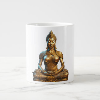 Caneca De Café Grande Buddha Meditation Geschenk Zen Gold Religion Indie