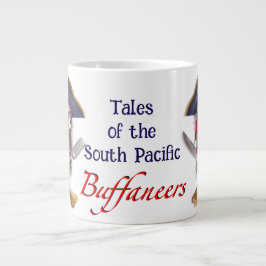 Caneca De Café Grande Buffaneers Pirata Tales do Pacífico Sul