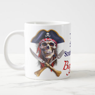 Caneca De Café Grande Buffaneers Pirata Tales do Pacífico Sul