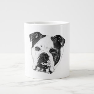 Caneca De Café Grande Buldogue Winter Morning Mug